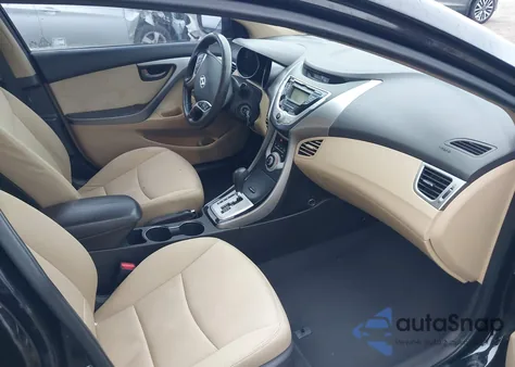 2012 Hyundai Elantra Gls/Limited from USA, damaged, VIN 5NPDH4AE9CH080854